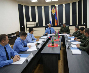 Working meeting of Armenian and Russian border guards