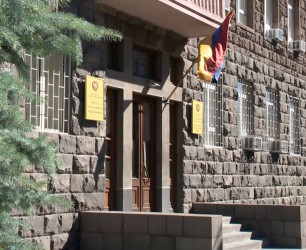 Armenia Araqel Movsisyan illegally keeps arms and ammunition on the territory belonging to him