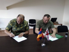 Meeting Held between the Representatives of the Border Guards of Armenia and Georgia