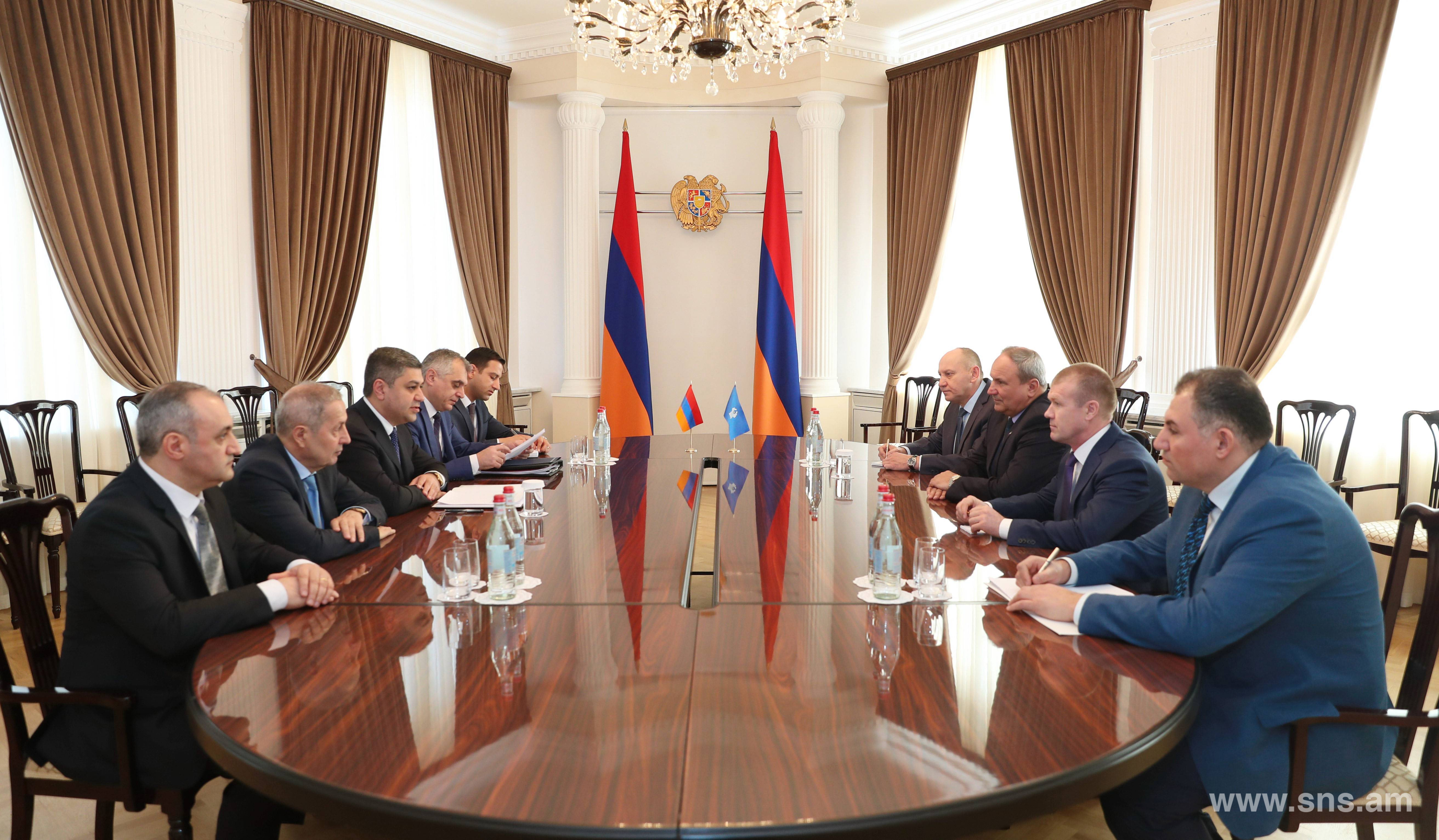 Director of the NSS of RA A.Vanetsyan Hosted the Delegation of the Antiterrorist Center of the CIS Member-States