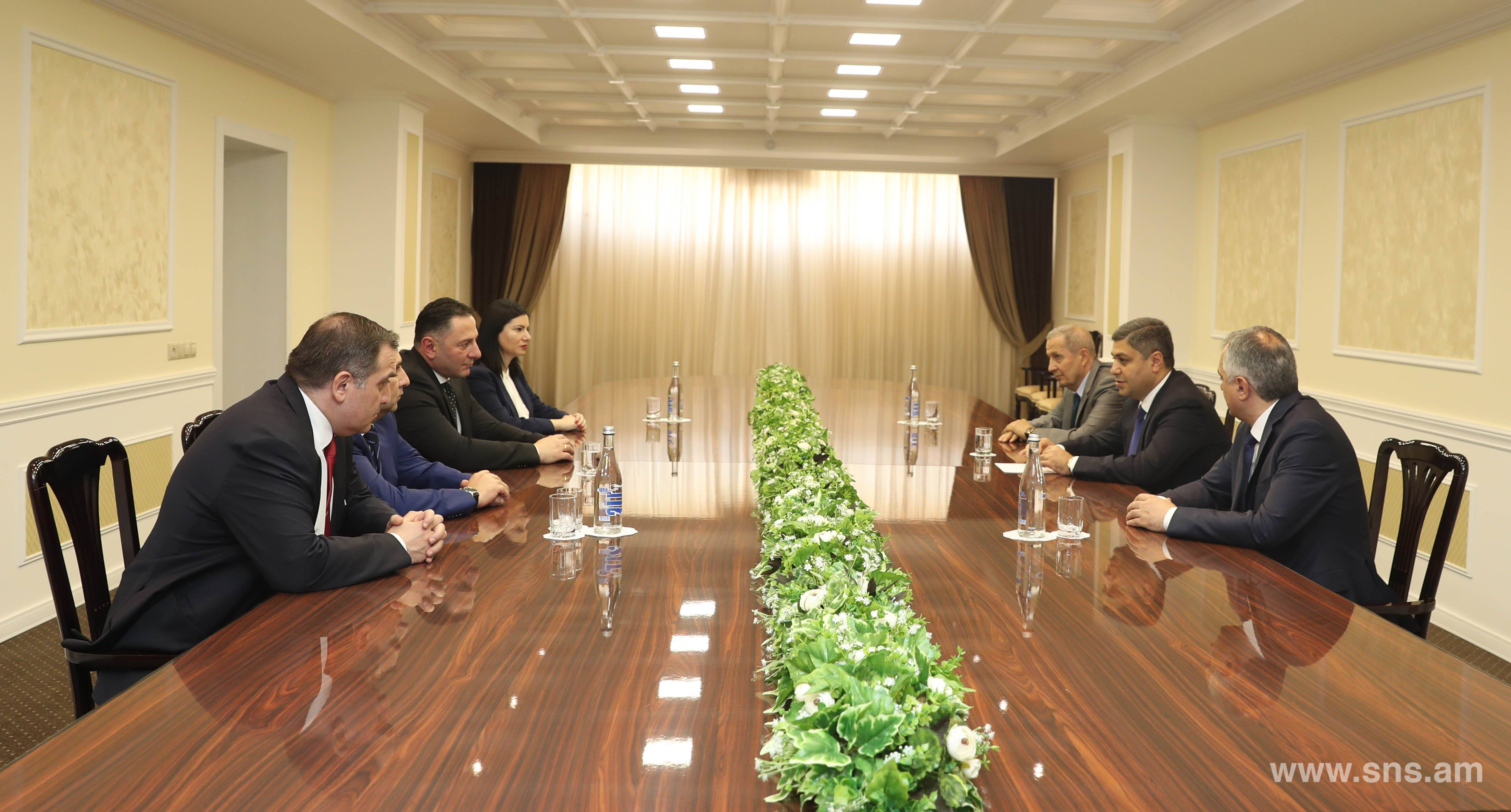 Director of the NSS of RA Received Georgian Counterpart