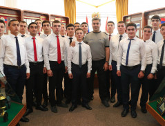 Artur Vanetsyan Participated in the Oath Ceremony of Soon-to-Be Cadets