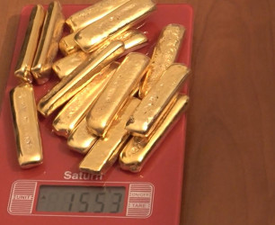 Раскрыт случай изготовления и сбыта фальшивых слитков золота весом  около 2 кг