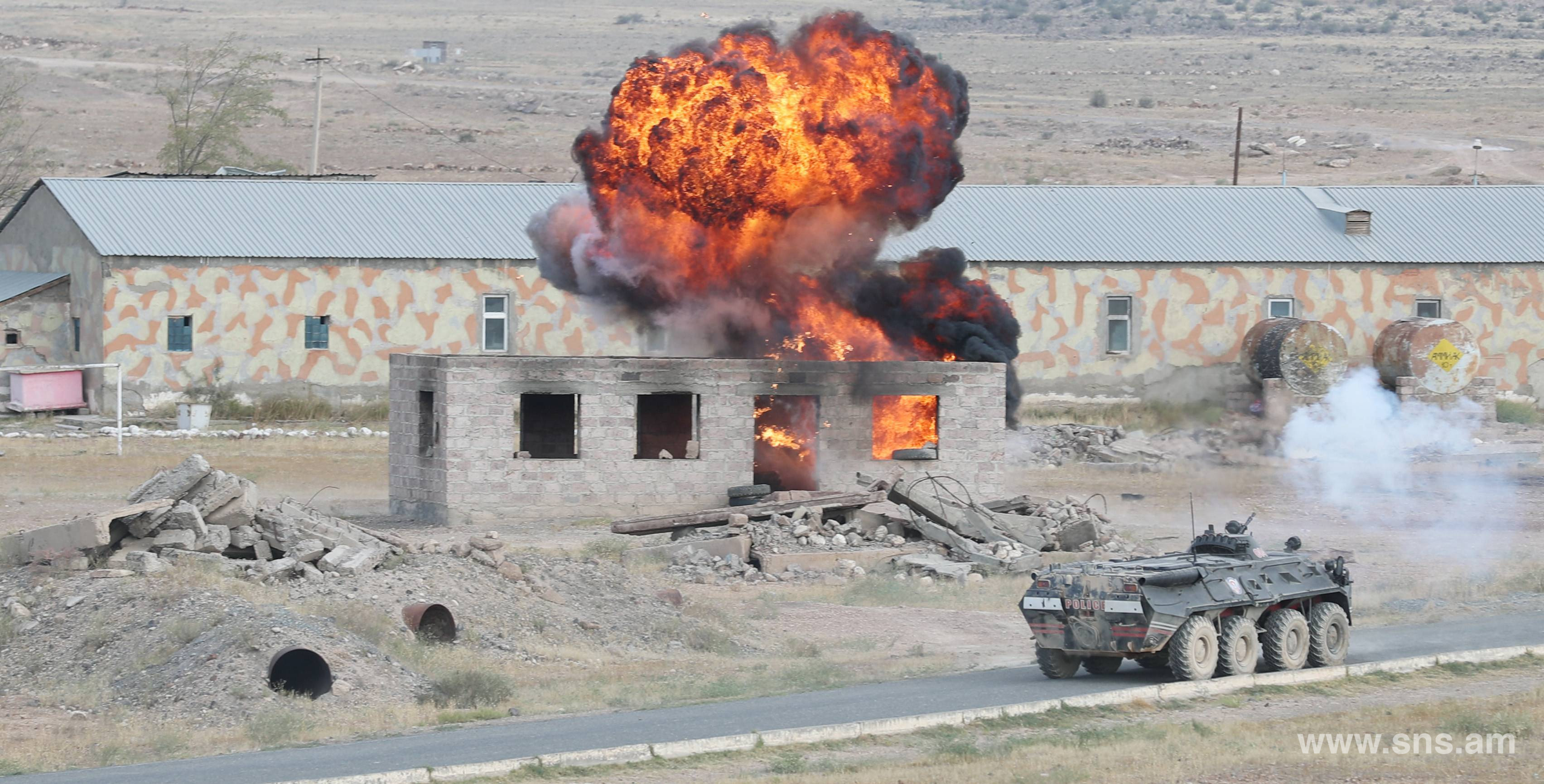 “Ararat-Antiterror-2019” Joint Anti-Terrorism Exercise of Competent Authorities of CIS Member-States ended at Baghramyan Training Ground of RA AF