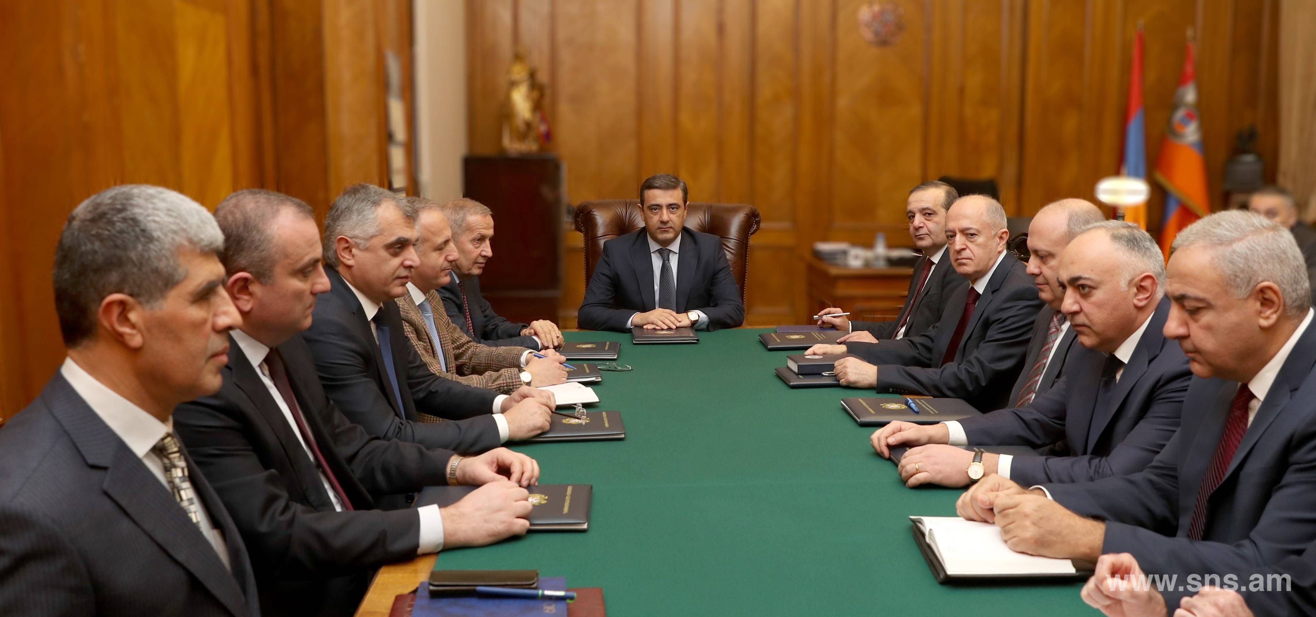 Session of Council Adjunct to Director Held in the National Security Service of the RA