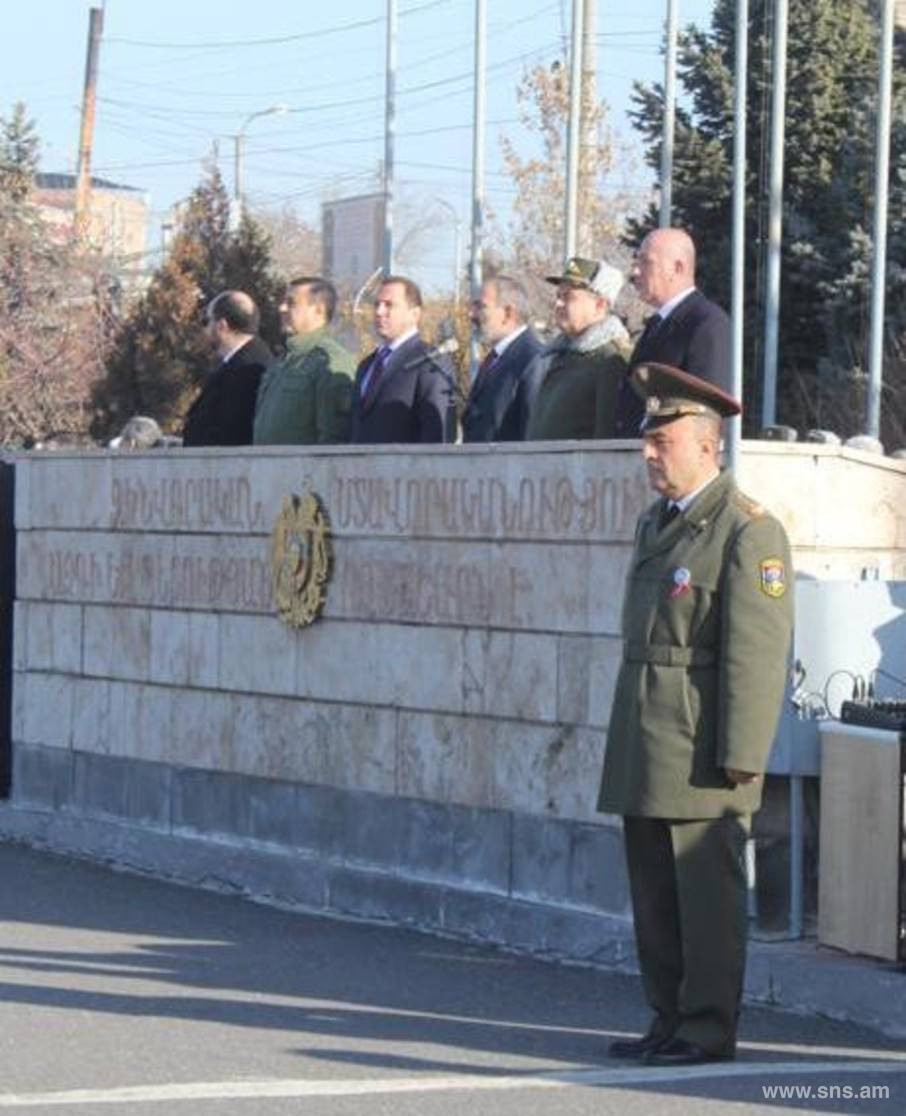 Martirosyan attended the event on the occasion of 25th anniversary of the formation of the Military University named after V. Sargsyan