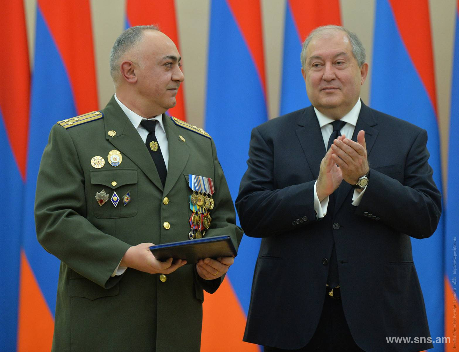 Military Rank of Major General Awarded to Colonel  L. Shahumyan   